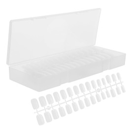 Healvian Removable Art False Nails 300pcs Square Nail Tips Nail Art Stickers Women False Nails for Fingernail Decorations