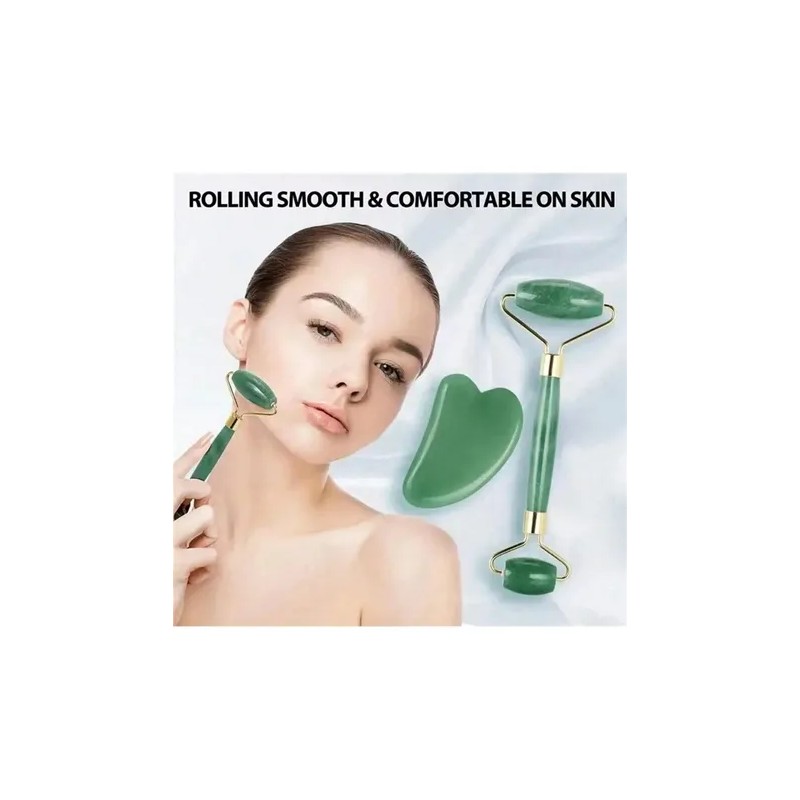 Rodillo Facial Y Gua Sha Herramientas Para El Cuidado Facial