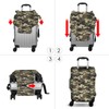 Adorila Travel Luggage Cover Protector, Washable Elastic Suitcase Cover, Luggage