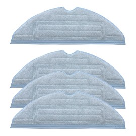 WANGCL 4 Pack Vacuum Replacement Mop Pads for Ro-borock S7 S7+ T7S T7S Plus Accessories Reusable Wet Microfiber Soft Pad