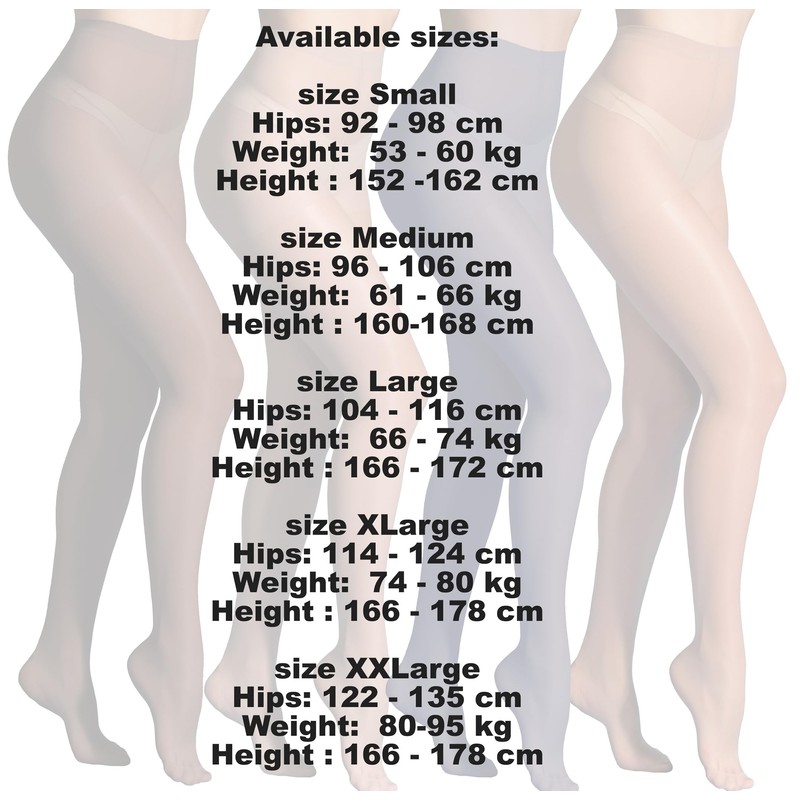 JUST BEAUTY TOUCH Classic Tights 20 Denier Sheer Semi Matt