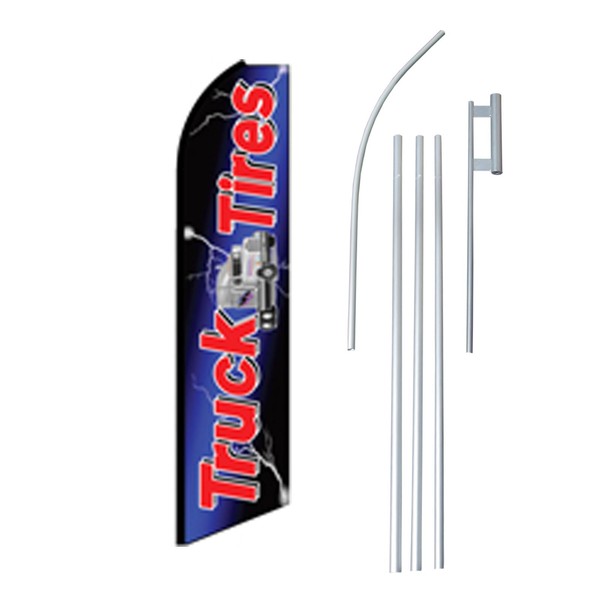 NEOPlex - "Truck Tires (Extra Wide) Complete Flag Kit -