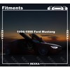 Rexka 10pcs Rocker Panel Ground Effects Moulding Clips for Ford
