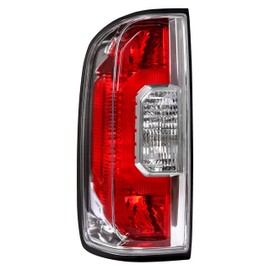 KUAFU Left Side Tail Light Compatible with 2015-2022 GMC Canyon Replacement for 84916709 GM2800273C Taillight Rear Brake Tail Lamp Assembly Plastic (Clear Lens)