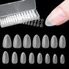 Fingooo Nail Tips, Ultra Thin, 300 Pieces, Short, Clear, Medium,