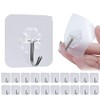 Wall Hooks, Concrete Wall Hooks, 20 Pieces, Load Capacity 33.1