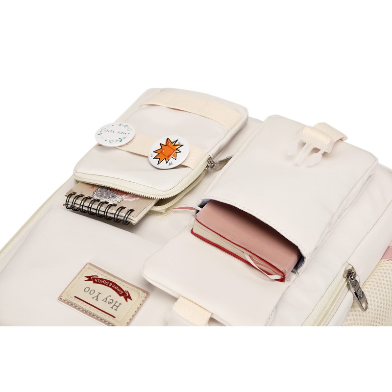 Hey Yoo Backpack for Girls Bookbag Cute School Bag College