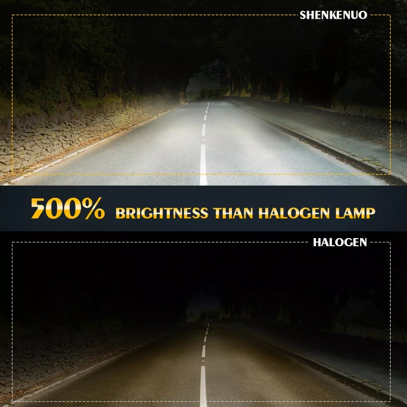 SHENKENUO Stock Fit LED Headlight Bulbs for Hyundai Elantra 2011-2017