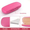 Marvolia Glasses Case Hard Shell - PU Leather Eyeglass Case