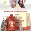 PGYARD Mini Bacon Grease Saver With Strainer - 15OZ Enamel