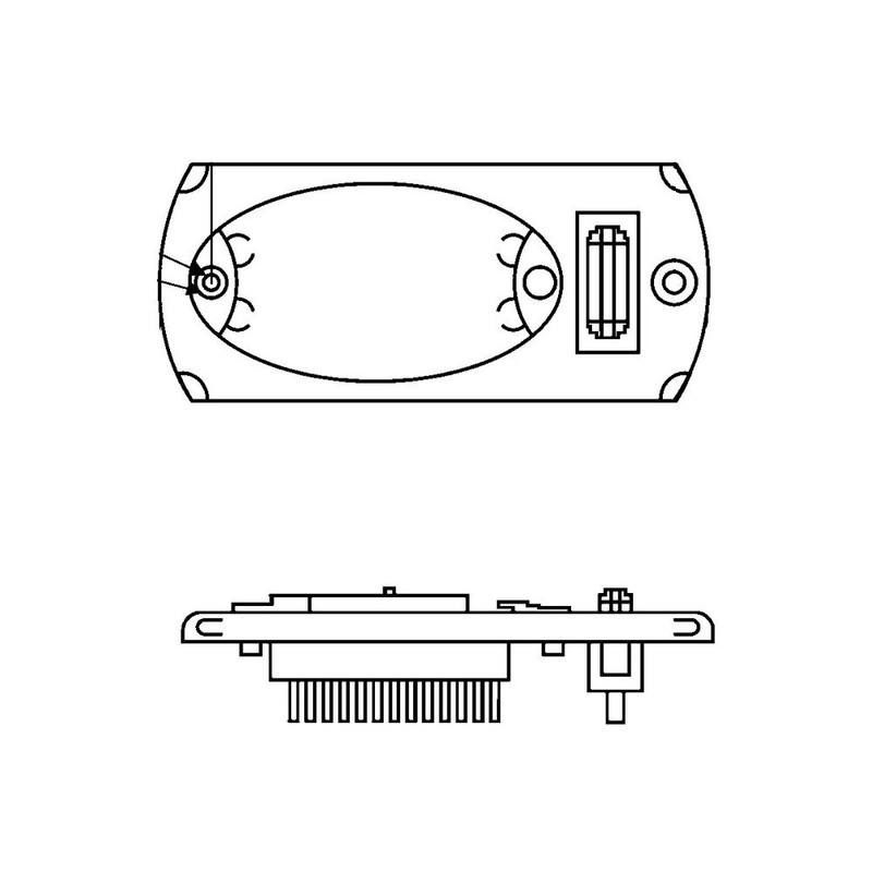 HELLA 2JA 343 570-041 Interior Light - Mini OvalLED G-LED