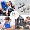 Goysen Stainless Steel Flat Washers, 360PCS Assorted Flat Metal Washers