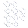 10pcs Wired Door Window Sensor Magnetic Switch for Home Alarm
