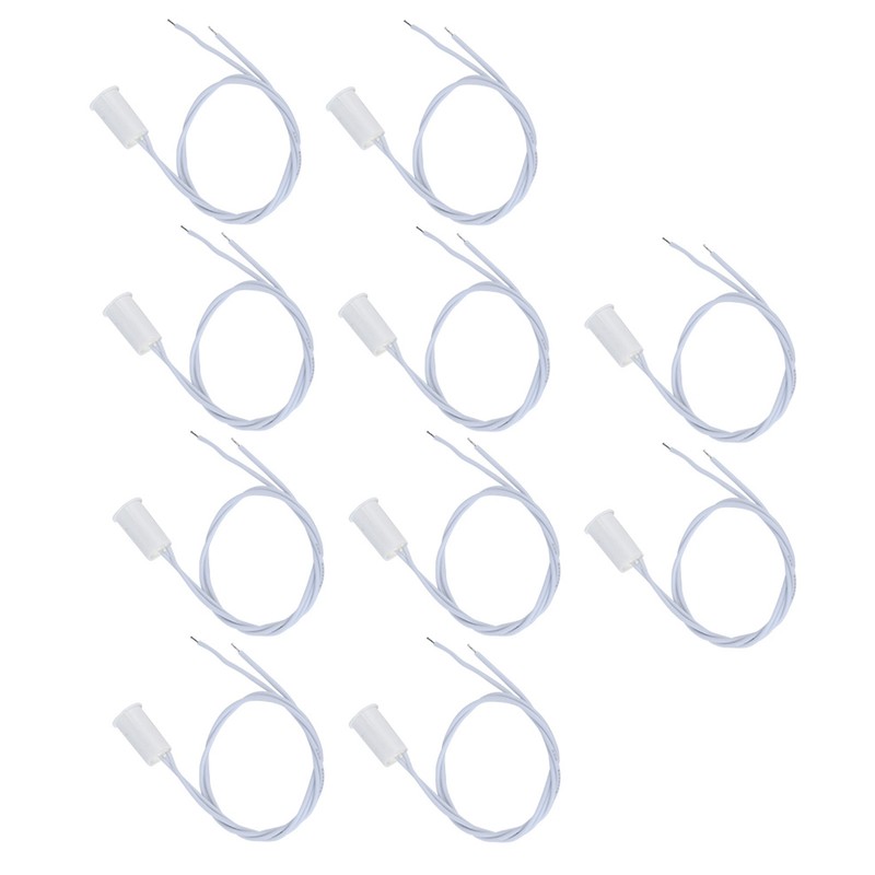 10pcs Wired Door Window Sensor Magnetic Switch for Home Alarm