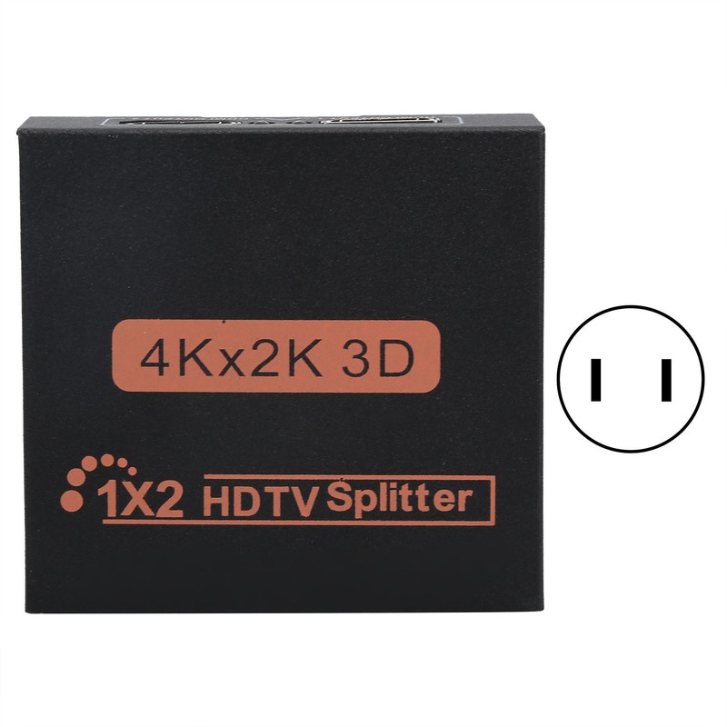 High Definition Multimedia Interface Splitter 4Kx2K 1‑In 2‑Out Computer Accessories