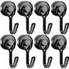 Homion Magnetic Hooks, Stainless Steel, Rust Free, Includes Magnets, Vertical