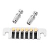 Guitar Bridge Tailpiece Reversible Wrap Around Saddle Bridge Stop Tailpiece