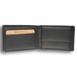 hodalump Men's Genuine Leather Small Wallet - Small Wallet/Wallet/Wallet/Wallet, black, Classic