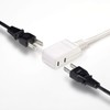 Sanwa Supply (サンワサプライ) Micro Tap 2 Outlets 0.2m Foldable Swing