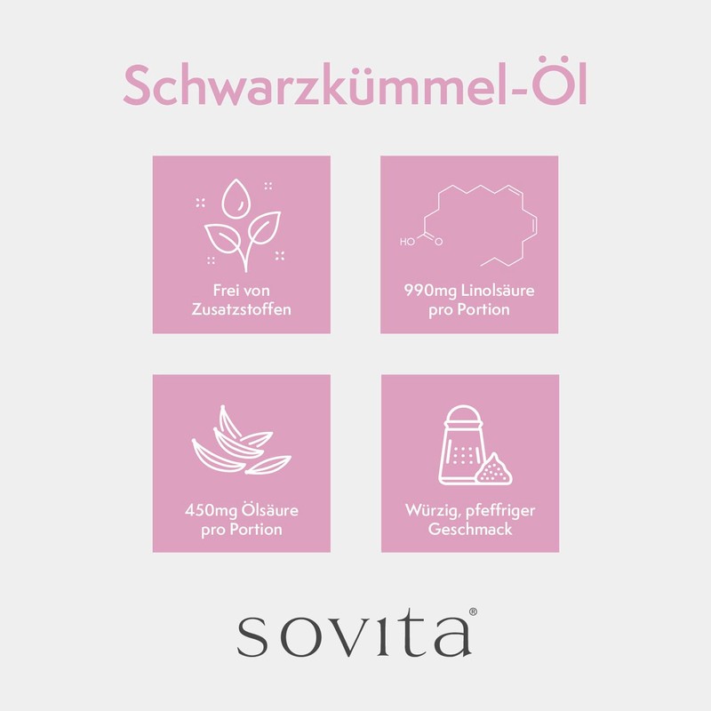 sovita Black Cumin Oil | Cold Pressed & Virgin |