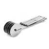 Xiciki Pizza Cutter Stainless Steel Dough Cutter 5 Wheels Wavy