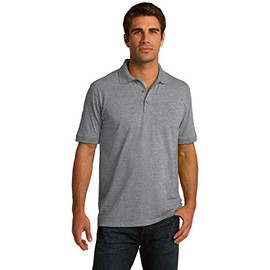 Port & Company - 5.5-Ounce Jersey Knit Polo Shirt. KP55 - X-Large - Athletic Heather