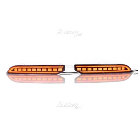 HHENGYISOUL Smoked LED Rear Reflector Light Turn Singal Lamp For Jeep Grand Cherokee 2022-24