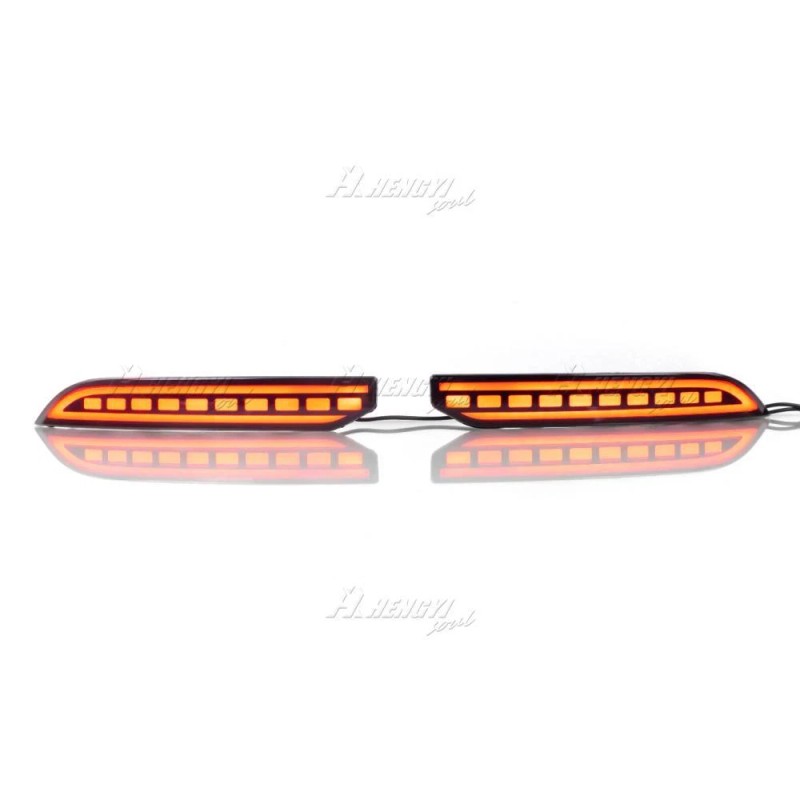 HHENGYISOUL Smoked LED Rear Reflector Light Turn Singal Lamp For