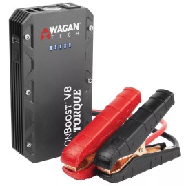 Wagan 7505 iOnBoost V8 TORQUE 8400 mAh 800A Peak Portable Charger & Jump Starter