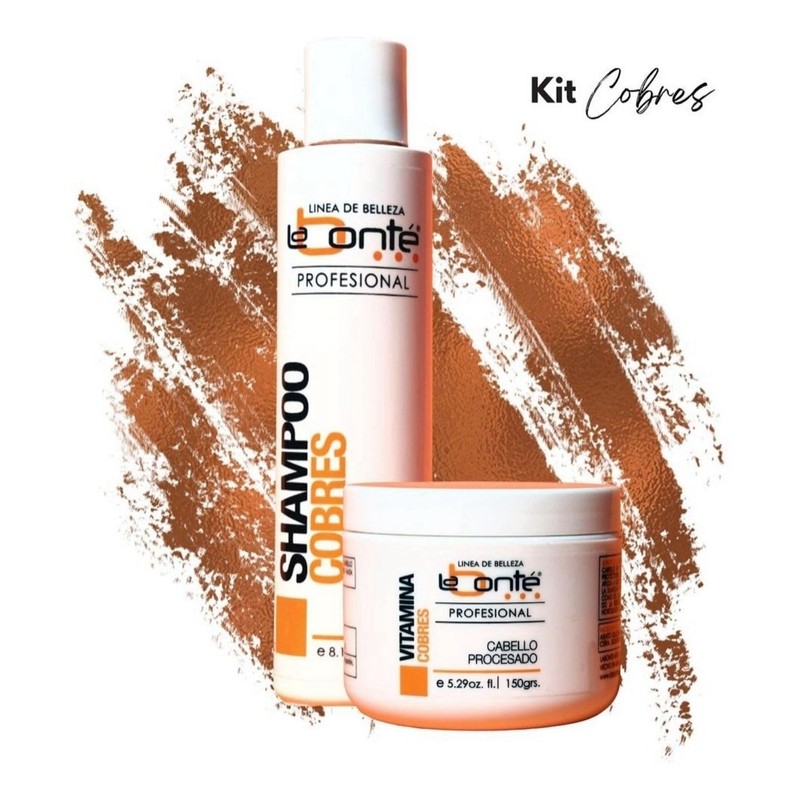 SERABETTO Kit Shampoo Y Vitamina Cobrizo Labonte