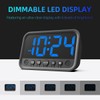 Small LED Digital Clock for Bedroom, Loud Alarm Clock for