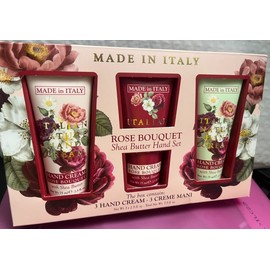 12M MARIO FISSI ITALIAN NATURE ROSE BOUQUET SHEA BUTTER HAND SET 2.5FLOZ EACH CREAM