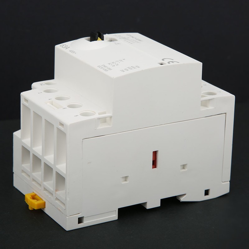 4P 63A 50Hz DIN Rail Household AC Contactor with Manual
