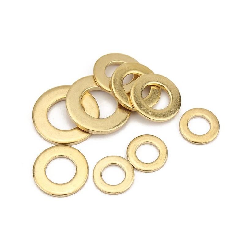 CONPHERON Brass Flat Washers Flat Lock Washers (M3 x 10