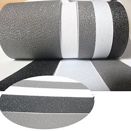 2" x 16' Roll Rubberized Anti Slip Safety Tape Non Skid Stair Step Grip Boat (White)