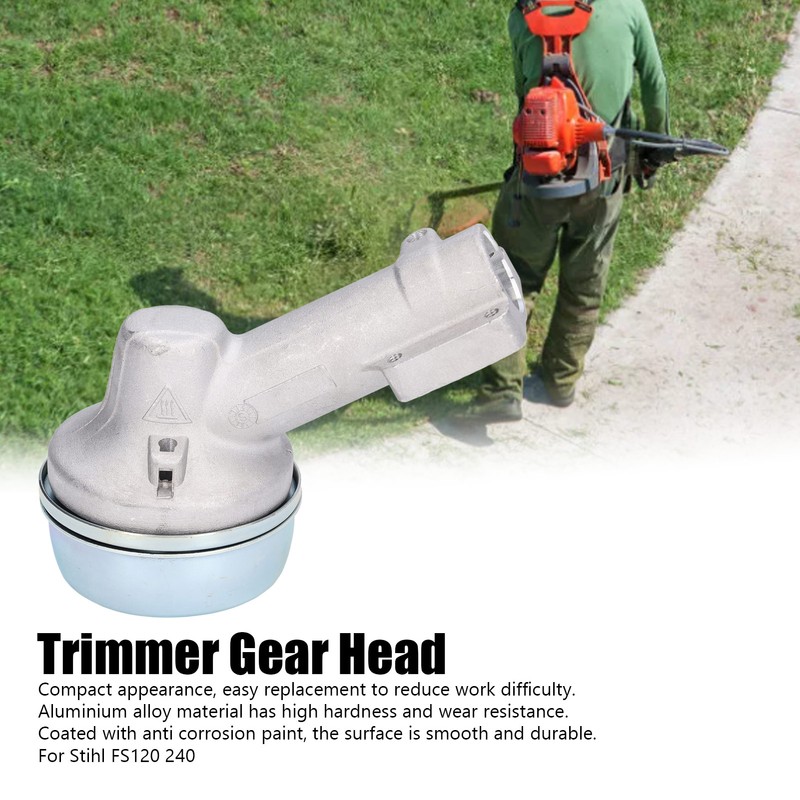 Trimmer Gear Head Box Lawn Mower Aluminium Alloy Accessory Part