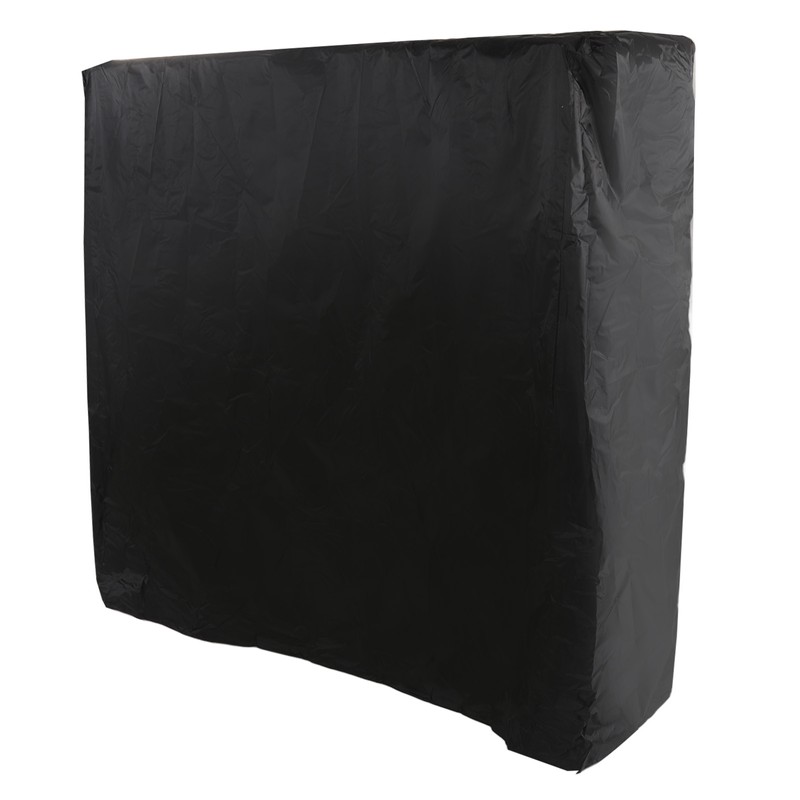Ping Pong Table Cover Black Zippered 210 Silver Coated Waterproof