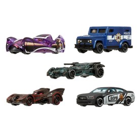 Box of 10 Bat Superhero Themed Assorted Vehicles - HDG89956L - 3" Scale Diecast Model Cars