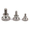 (10 Stück) M3x8mm Schrauben 304 Edelstahl Flacher Rändelschrauben