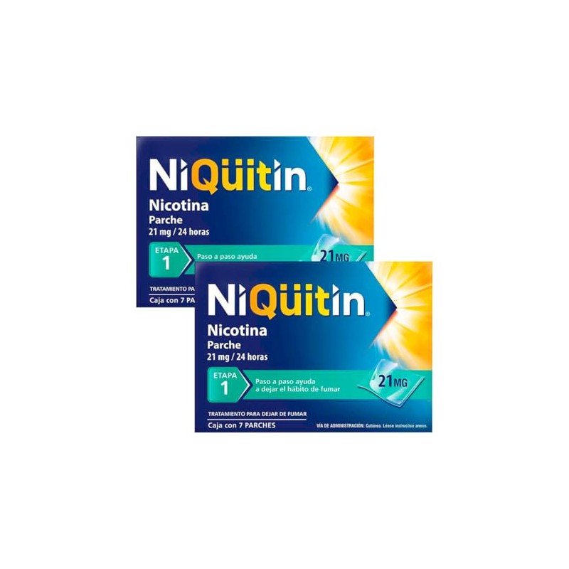 NiQuitin Etapa 1-2 Pack Tratamiento para Dejar de Fumar