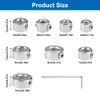 8 Piece Depth Stop for Drill 3-10 mm Depth Stop