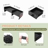 HGWEI 2pcs Center Console Organizer Compatible with Honda Pilot 2023-2025/2026