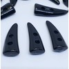 MajorCrafts® 16pcs 30mm Horn/Tooth Shaped 2 Holes Sew-on Toggle Acrylic