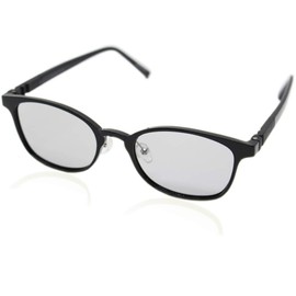 Eight Tokyo TAC-8-3 Polarized Sunglasses, Made in Sabae, Light Color, UV Protection, Lens, Lightweight, Frame, Men's, Women's, Unisex, black/light smoke