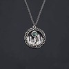 CENWA Inspired Necklace Scotland Standing Stone Pendant Necklace (green)