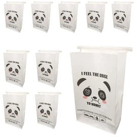 FALOFALO Etiquette Bags, Set of 10, For Travel, Car Sickness, Sudden Physical Changes