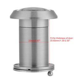 Lybunair Home Security Peep Hole for Doors, 220 Degree Wide Angle Scope Peep Hole Camera for Doors (Silver)