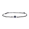 DHRUVS COLLECTION 925 Silver Baby Evil Eye Thread Anklet With