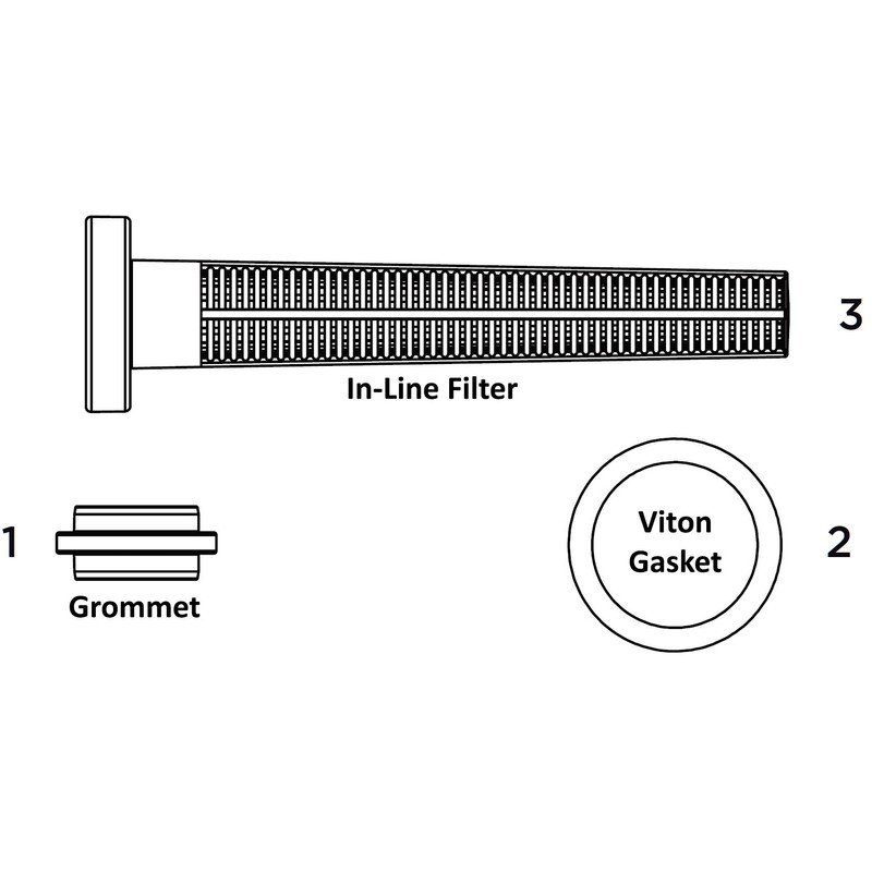 Smith Performance Sprayers 182905 Poly Shut-Off Service Kit with Viton