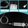 100ml/150ml Syringe with 2Pcs 100cm Tube, Large Plastic Measuring Syringe